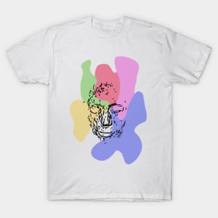 Rainbow face T-Shirt